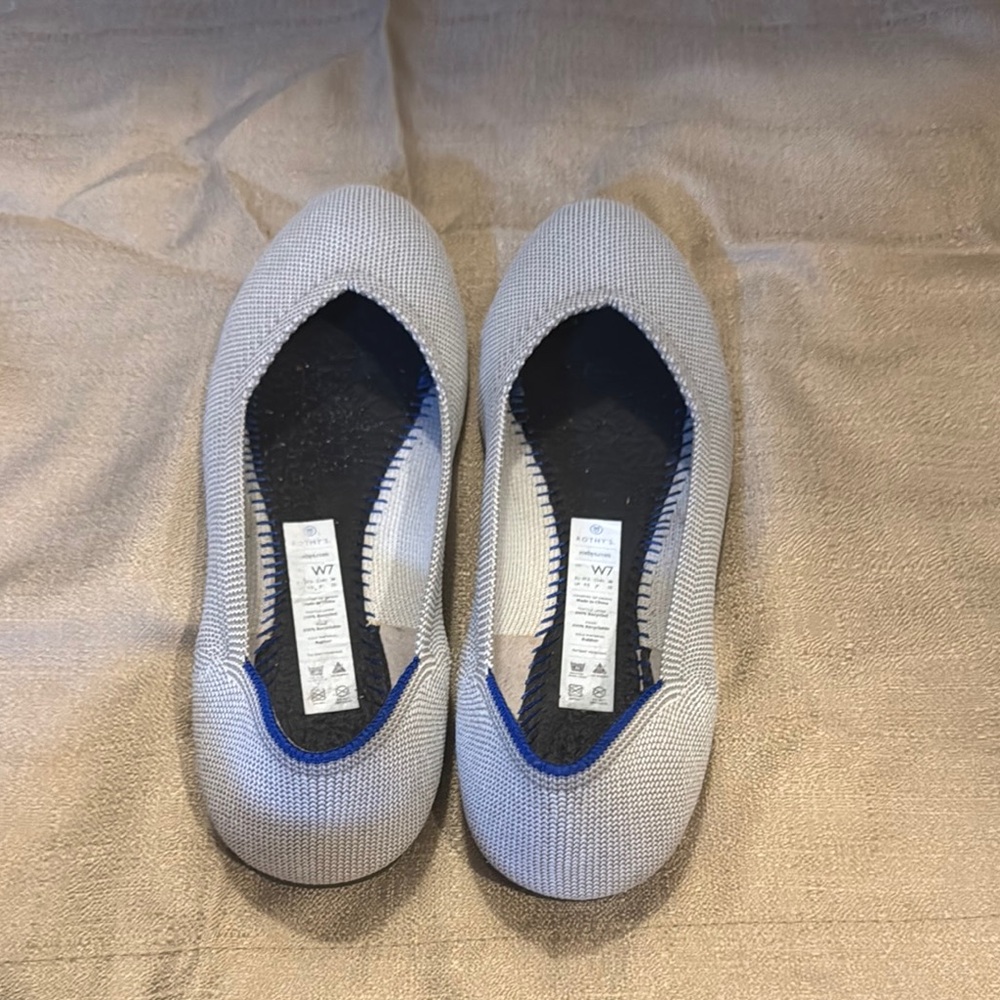 Rothy’s Women's Nude- Gray Flats